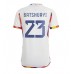 België Michy Batshuayi #23 Voetbalkleding Uitshirt WK 2022 Korte Mouwen